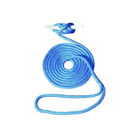 Invincible Marine 25-Foot Double Braid Nylon Dock Line, 3/8-Inch by 25-Feet, Blue