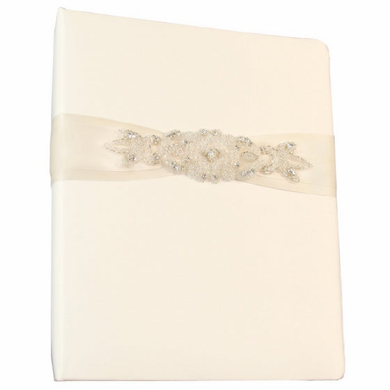 Ivy Lane Design Wedding Accessories Memory Book, Adriana, Ivory