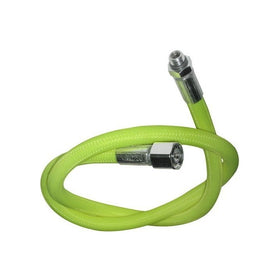 New 36 Inch Low Pressure Braided Scuba Regulator Hose (Neon Yellow-MaxFlex)