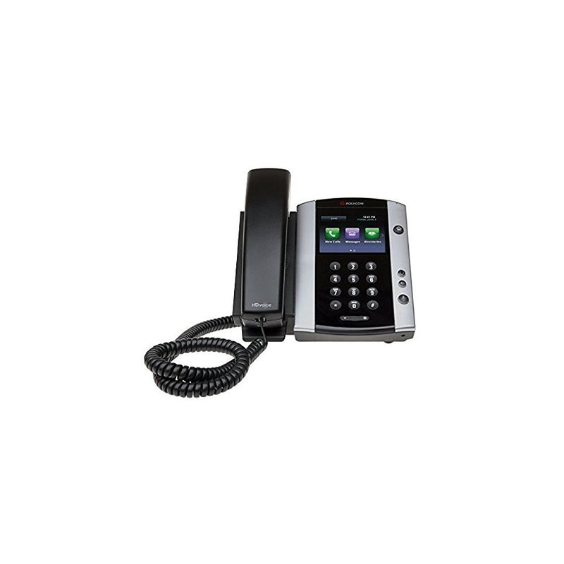 Polycom 2200-44500-001 VVX 500 12-Line Phone with Power Supply