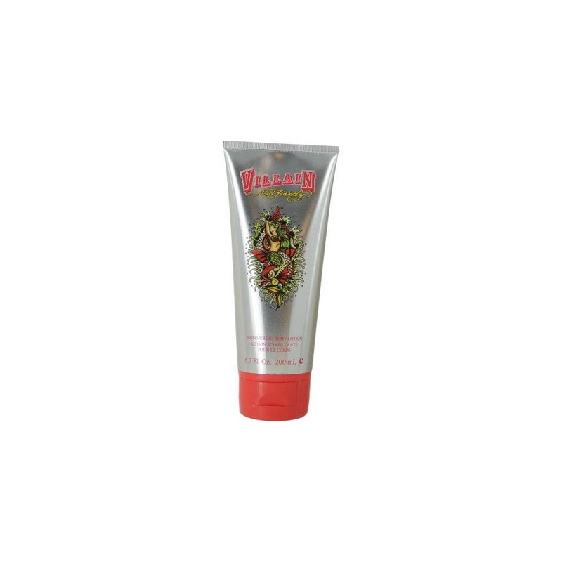 ED HARDY VILLAIN by Christian Audigier for WOMEN: SHIMMER BODY LOTION 6.7 OZ