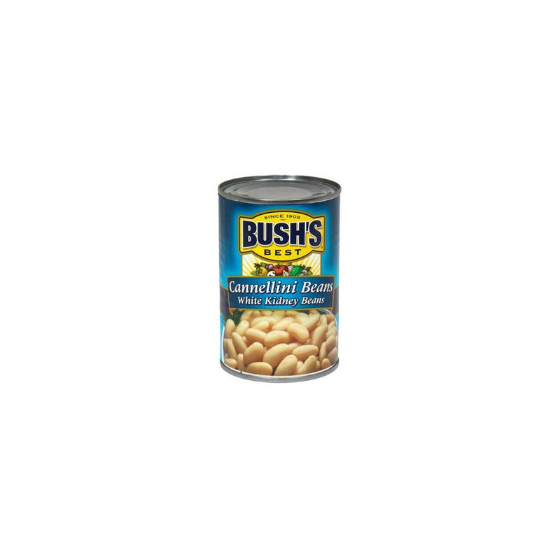 Bush's Best, Cannellini Beans White Kidney Beans, 15.5oz Can (Pack of 6)