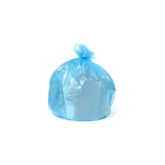 Plasticplace Blue Recycling Bags 40 Gallon 23x10x46 1.2 Mil 100 per Case