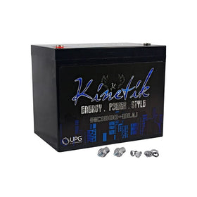 Kinetik HC1800 BLU 1800W 12V High Current AGM Car Audio Battery Power Cell (BLU Series)