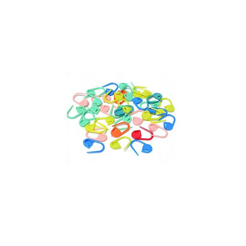 Plastic Knitting Crochet Locking Stitch Markers (100Pcs)