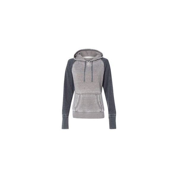 J. America Ladies ZEN Contrast Pullover Hood