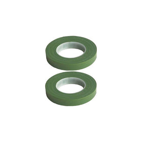 2 Pack Green Floral Tape Stem Wrap 1/2" X 30 Yards 180 Feet Total Flower Tapes Made in USA