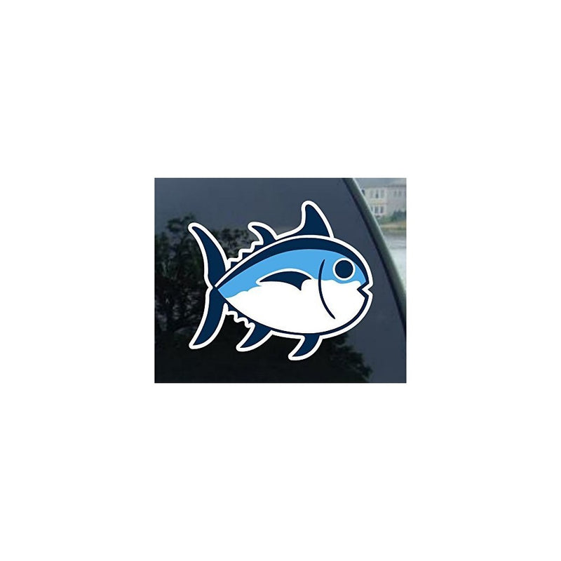 Southern Tide Fish Vinyl Sticker Decal 4"X4"