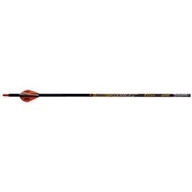 Victory Archery 001 400 Fletched VFORCE Elite Arrows (Pack of 6), Black