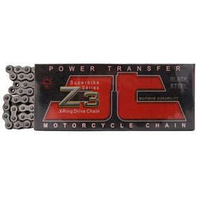 JT Sprockets JTC525Z3118RL 118 Link Steel Super Heavy Duty X Ring Drive Chain (525Z3)