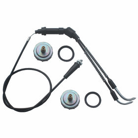 KIPA Throttle Cable kit For YAMAHA YFZ350 Banshee 350 YFZ 350 ATV 1987-2006 with carbureotor Mounting Top Cap screw
