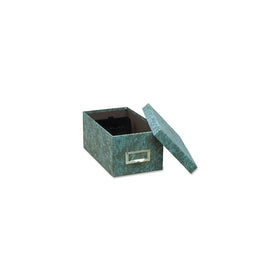 Globe-Weis/Pendaflex Fiberboard Index Card Storage Box, 4 x 6 Inches, Green (94 GRE)
