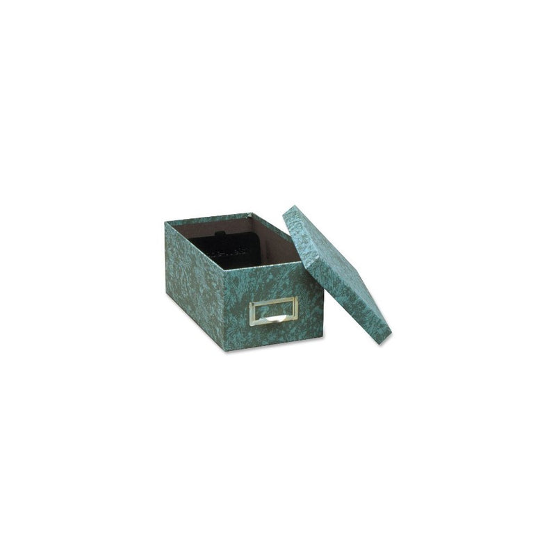 Globe-Weis/Pendaflex Fiberboard Index Card Storage Box, 4 x 6 Inches, Green (94 GRE)