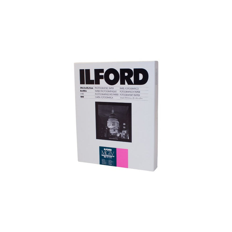 Ilford Multigrade IV RC Deluxe Resin Coated VC Paper, 8x10, 100 Pack (Glossy)