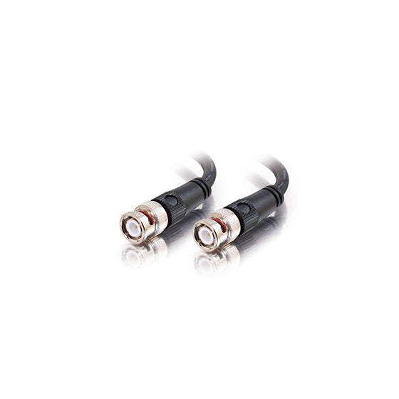 C2G 40024 75 OHM BNC Cable, Black (1 Feet, 0.3 Meters)