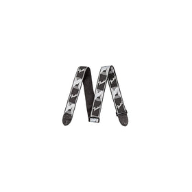Fender Monogrammed Strap - Black/Light Grey/Dark Grey