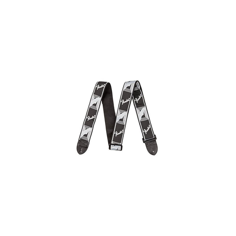 Fender Monogrammed Strap - Black/Light Grey/Dark Grey