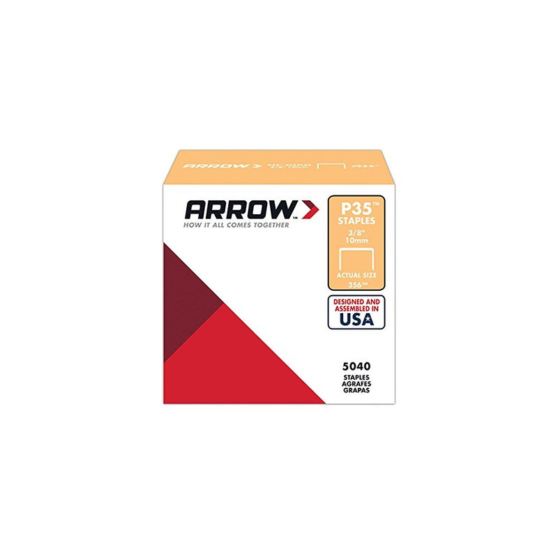 Arrow Fastener 356 Genuine P35 3/8-Inch Staples, 5,040-Pack