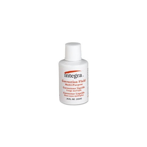 Integra Multipurpose Correction Fluid, 22ml, White (ITA01539)