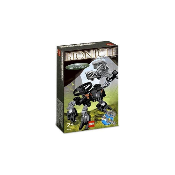 LEGO Bionicle Rahaga Mini Figure Set #4878 Bomonga (Black)