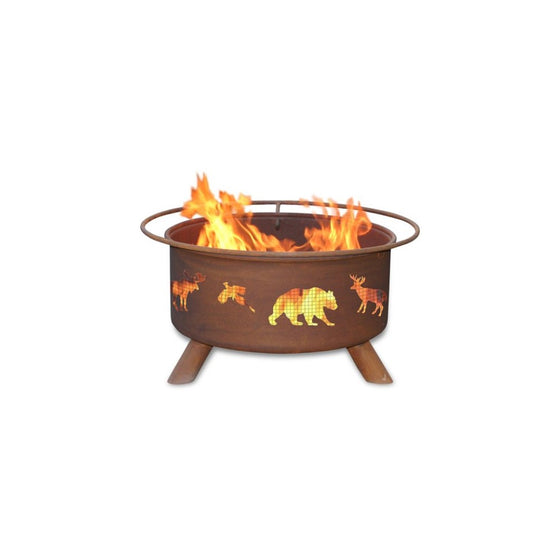 Patina Products F106,30 Inch Wildlife Fire Pit