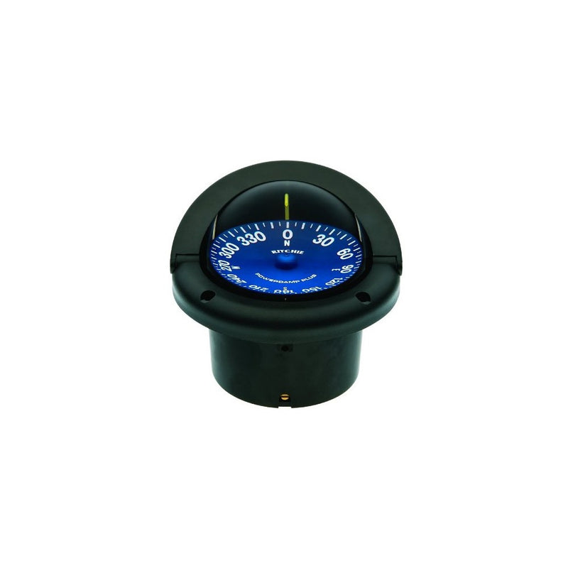 Ritchie SS-1002 Navigation Supersport Compass 3 3/4-Inch Dial with Flush Mount (Black)