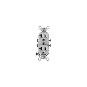 Duplex Receptacle, White