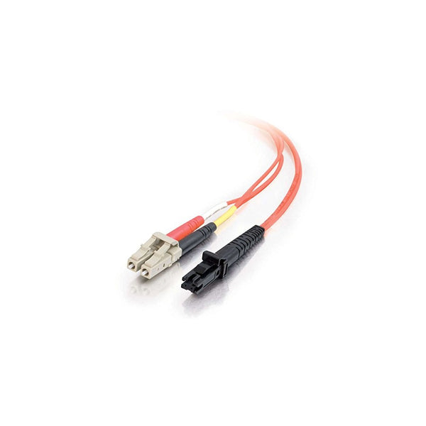 C2G/Cables to Go 33116 LC/MTRJ Duplex 62.5/125 Multimode Fiber Patch Cable (9 Meters, Orange)