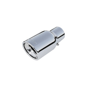 Flowmaster 15364 Exhaust Tip - 3.50 in. Rolled Angle Polished SS Fits 2.25 in. Tubing - clamp on