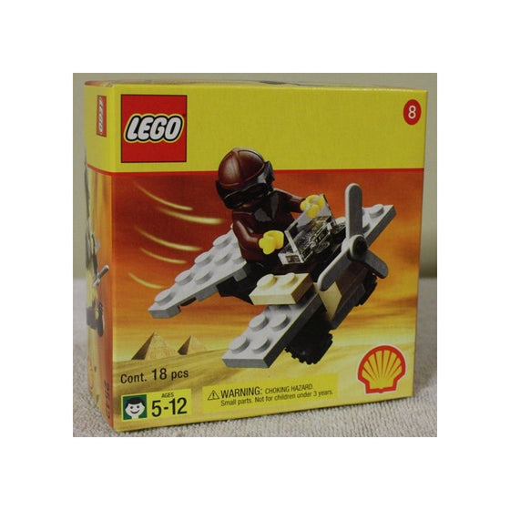 Lego Shell Gas Promo #2542 Airplane Pilot 18pcs