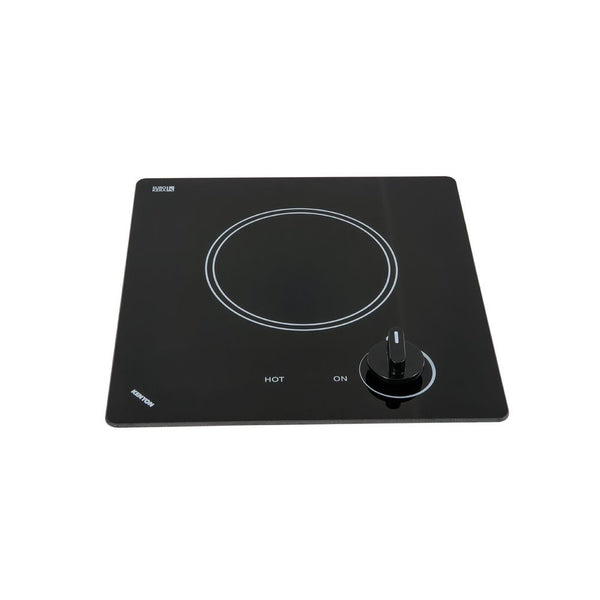 Kenyon B41605 6-1/2-Inch Caribbean Single Burner Cooktop with Analog Control UL, 120-volt, Black