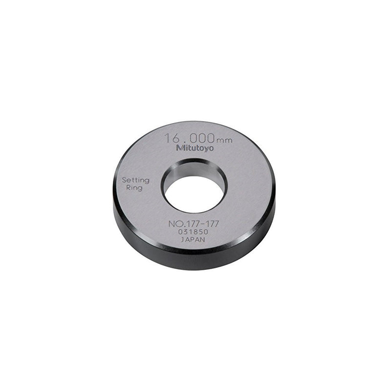Mitutoyo 177-177 Setting Ring, 16mm Size, 10mm Width, 45mm Outside Diameter, /-1.5Micrometer Accuracy