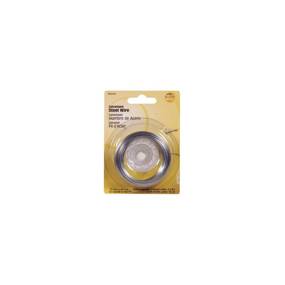 Hillman Steel Wire 100' 22 Ga Galvanized 10 Lb Carded