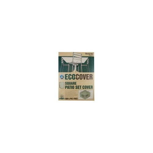 Mr. Bar-B-Q Backyard Basics Eco-Cover PVC Free Premium Square Patio Set Cover