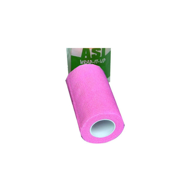 Animal Supplies International Wrap-It-Up Flexible Bandage, 4" x 5 yd, Hot Pink