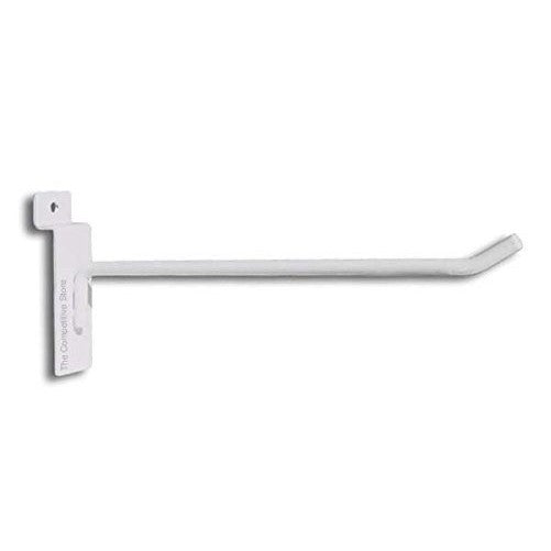 8" Slatwall Hook -White -Box of 96