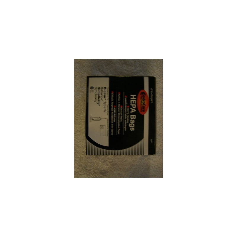 EnviroCare Replacement HEPA Vacuum Bags to fit Riccar Type W Brilliance and Simplicity Synchrony Vacuum Cleaners 6 pack
