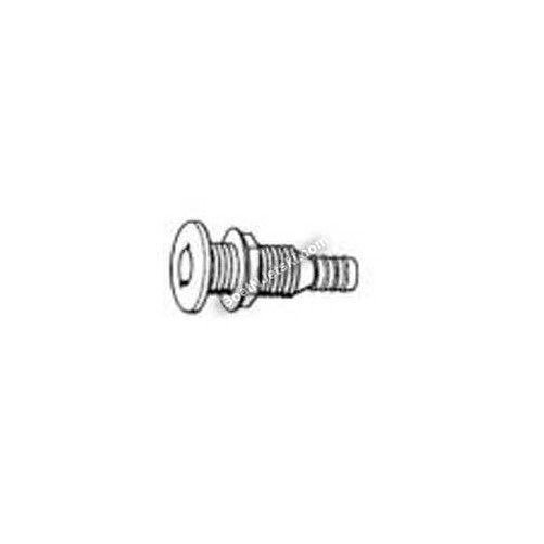 1-1/2" White Thru Hull Connector, 3-1/2"Hull - T-H Marine Supply