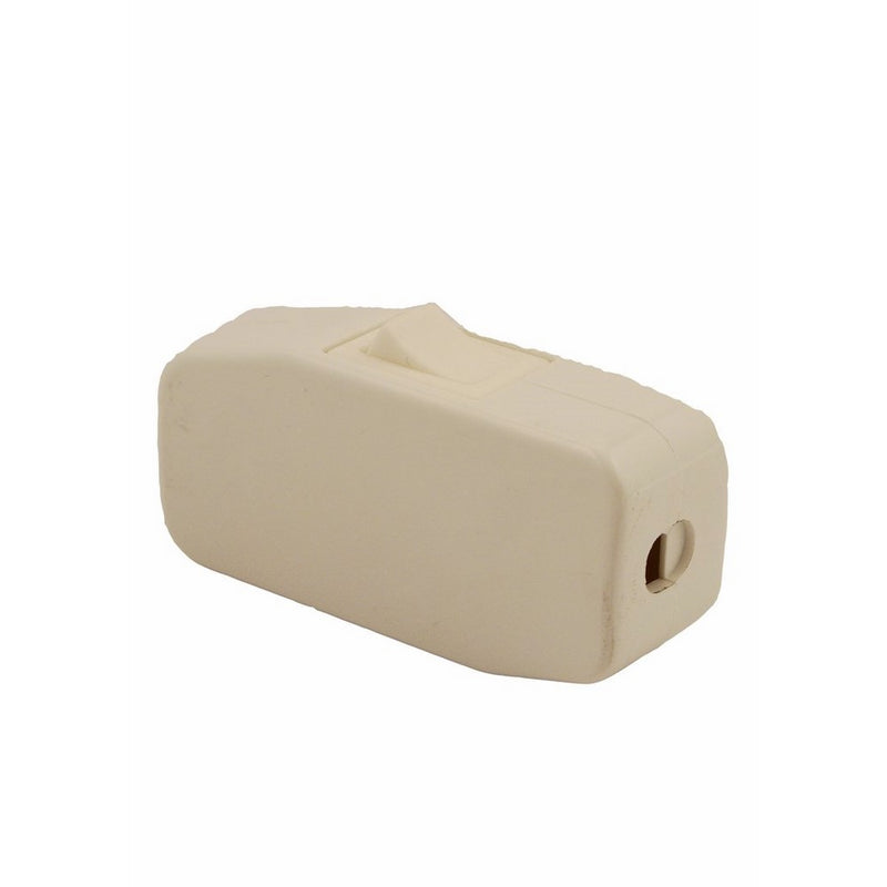 Leviton 5410-W Appliance Switch, Feed Thru Switch Rocker; Single Pole, Single Throw; 3A-125V Ac. White.