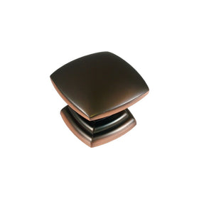 Hickory Hardware P2163-OBH 1-1/2-Inch Square Euro-Contemporary Knob, Oil-Rubbed Bronze Highlighted