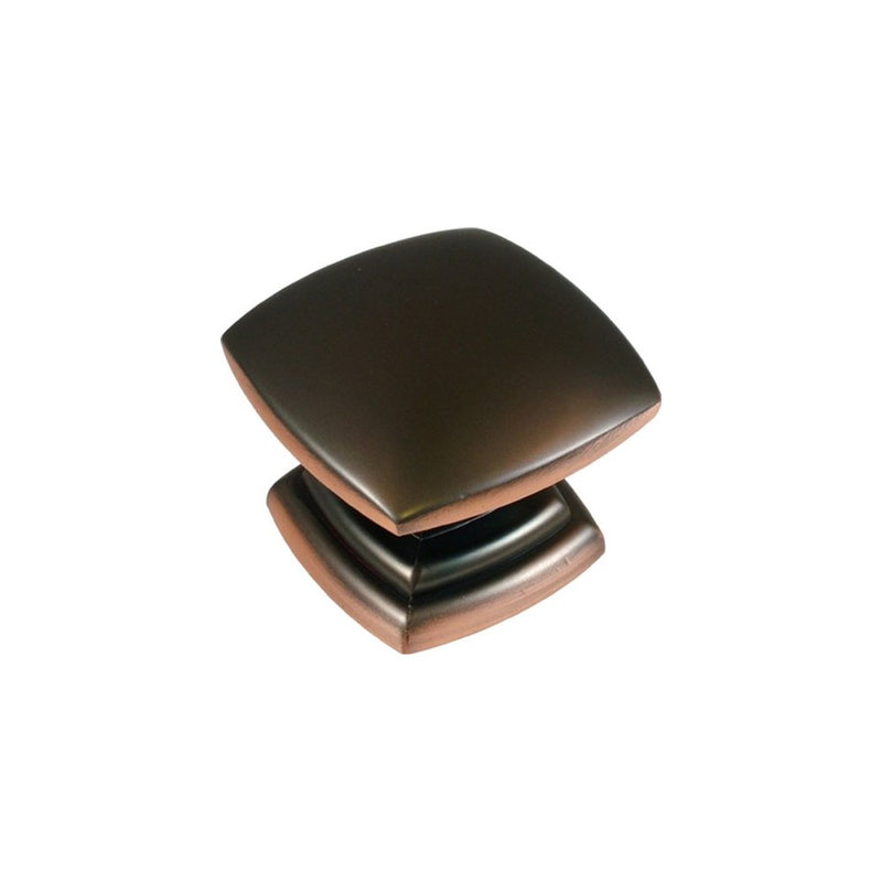 Hickory Hardware P2163-OBH 1-1/2-Inch Square Euro-Contemporary Knob, Oil-Rubbed Bronze Highlighted