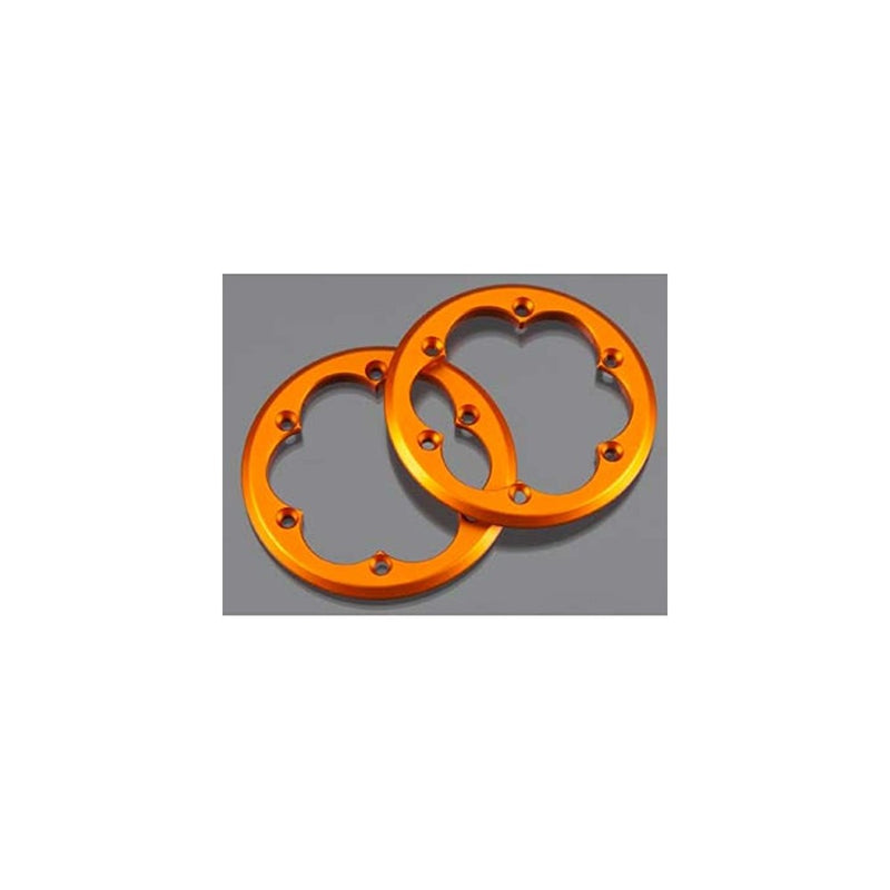 Axial AX08132 CNC 2.2 Comp Bead Lock Ring (2-Piece), Orange