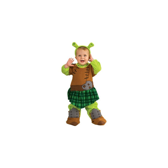 Shrek Romper And Ears Warrior Princess Fiona, Fiona Print, Newborn