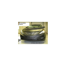 Lebra 2 Piece Front End Cover Black - Car Mask Bra - Fits - Hyundai Sonata 2011-2013 expept hybrid