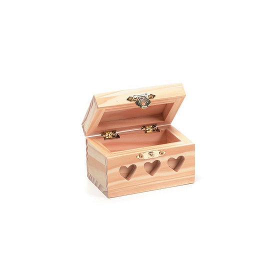 Darice 9177-68 Wood Box with Heart