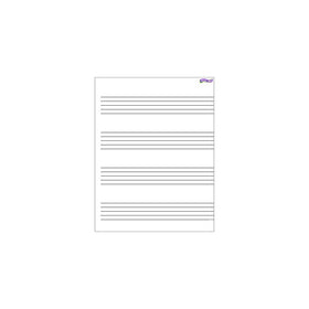 TREND enterprises, Inc. Music Staff Paper Wipe-Off Chart, 17" x 22"