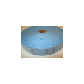 1 X 2000 Blank Blue Single Roll Consecutively Numbered Raffle Tickets