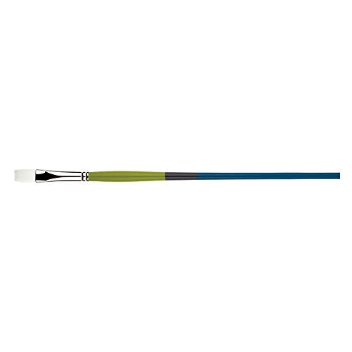 Princeton Snap Brushes 12 white taklon long handle flat