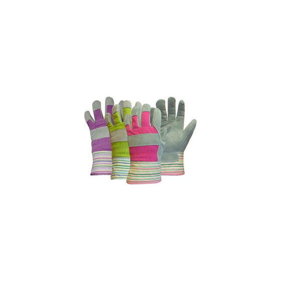 Boss Gloves 749 Assorted Colors Ladies Split Palm Leather Gloves