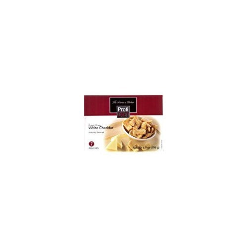 ProtiDiet - Protein Crisps, 7 Pouches Net Wt. 8.2 oz (White Cheddar)
